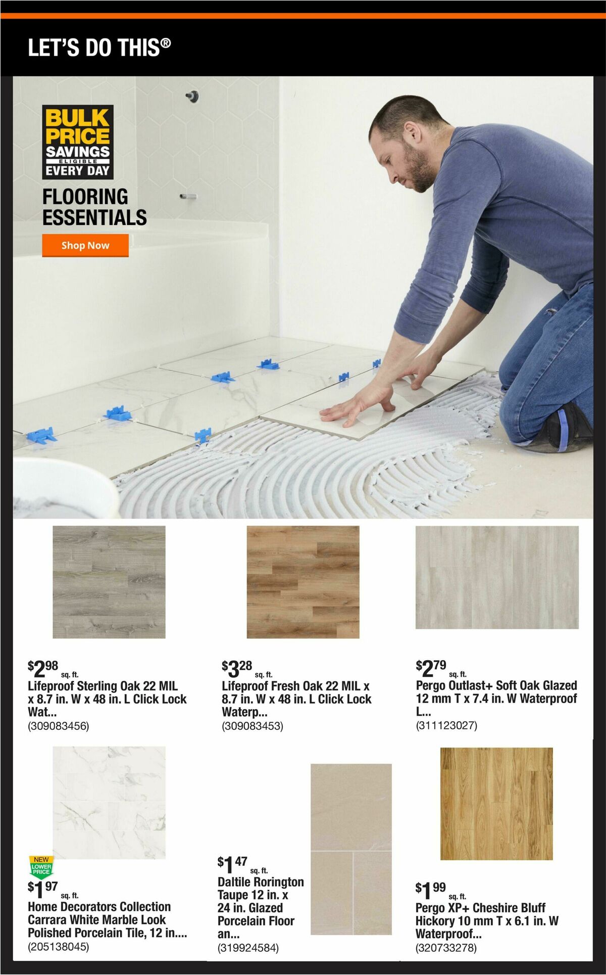 The Home Depot Weekly Ad from September 14