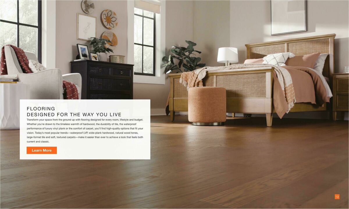 The Home Depot Home Services Lookbook Weekly Ad from September 17