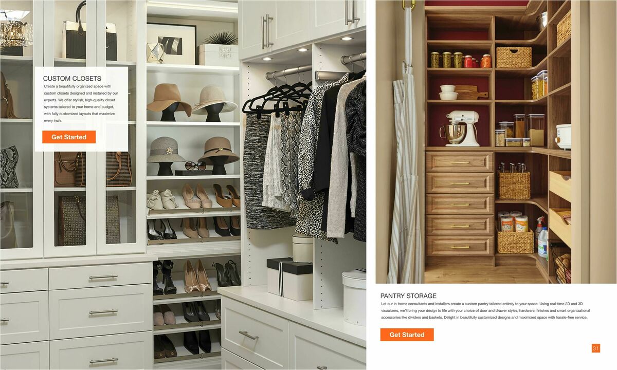 The Home Depot Home Services Lookbook Weekly Ad from September 17