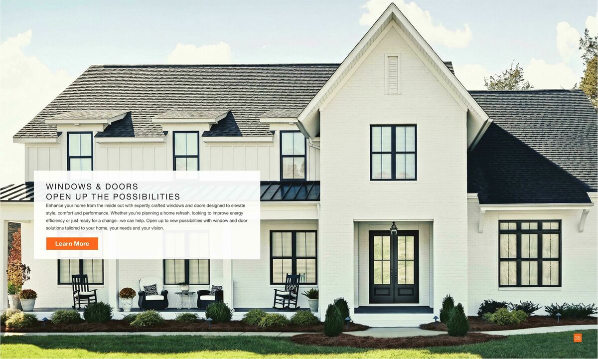 The Home Depot Home Services Lookbook Weekly Ad from September 17