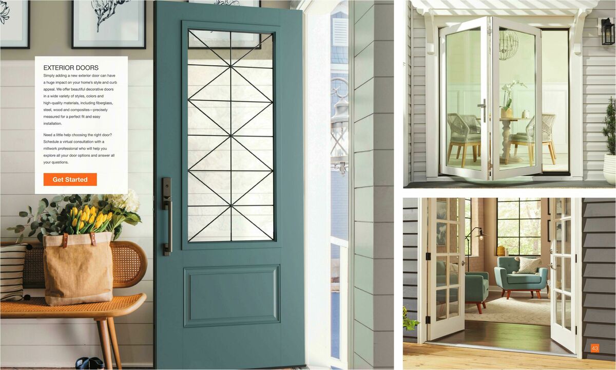 The Home Depot Home Services Lookbook Weekly Ad from September 17