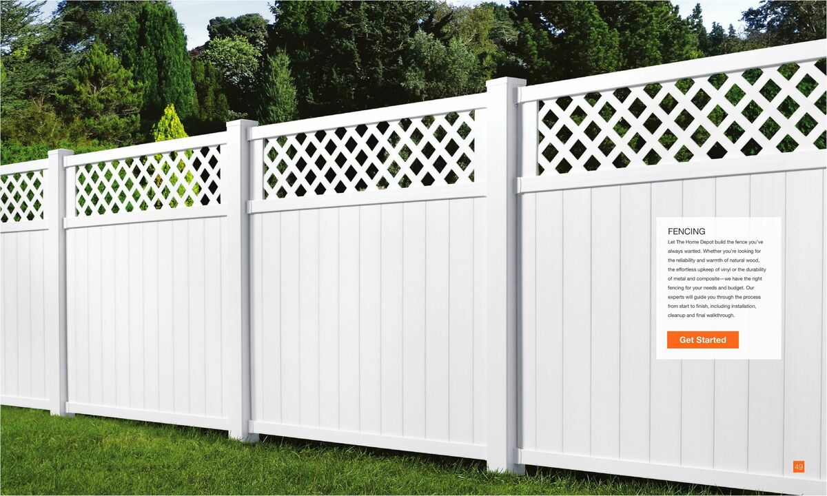 The Home Depot Home Services Lookbook Weekly Ad from September 17