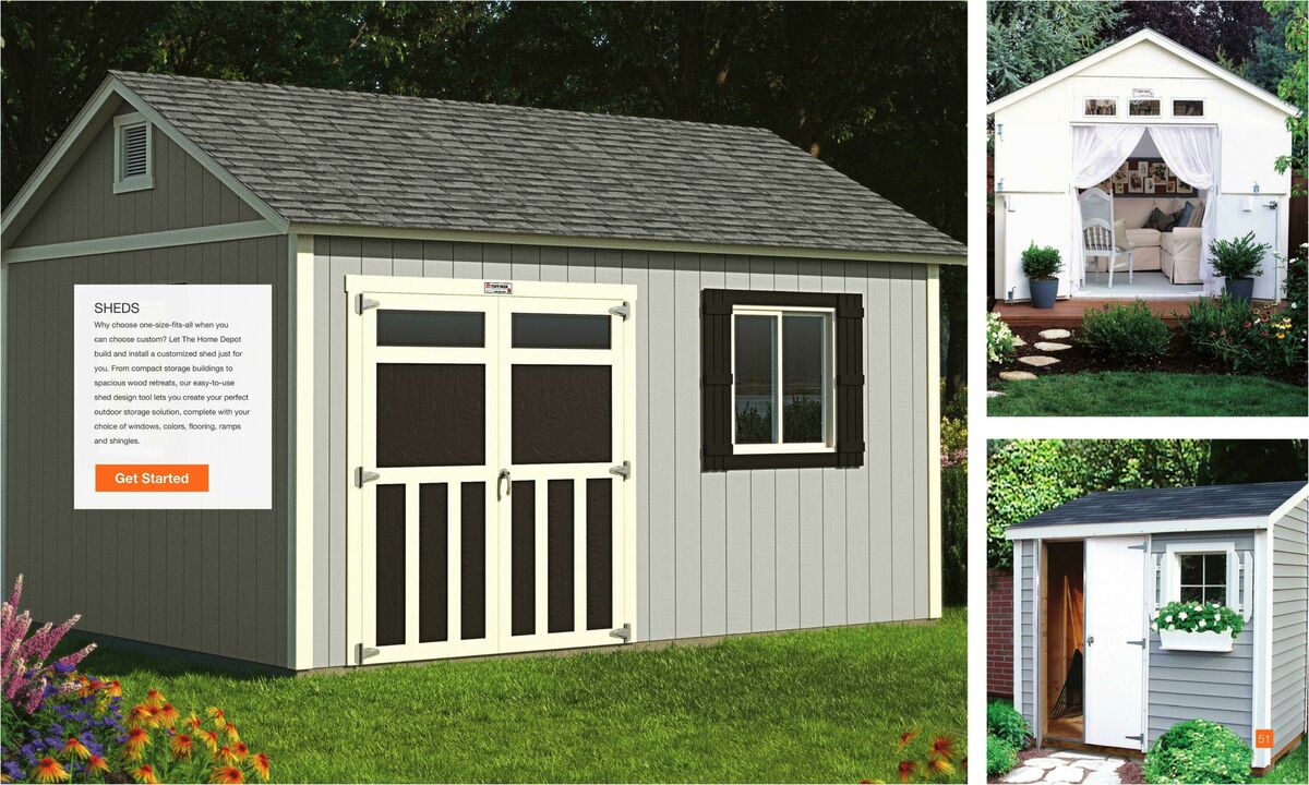 The Home Depot Home Services Lookbook Weekly Ad from September 17