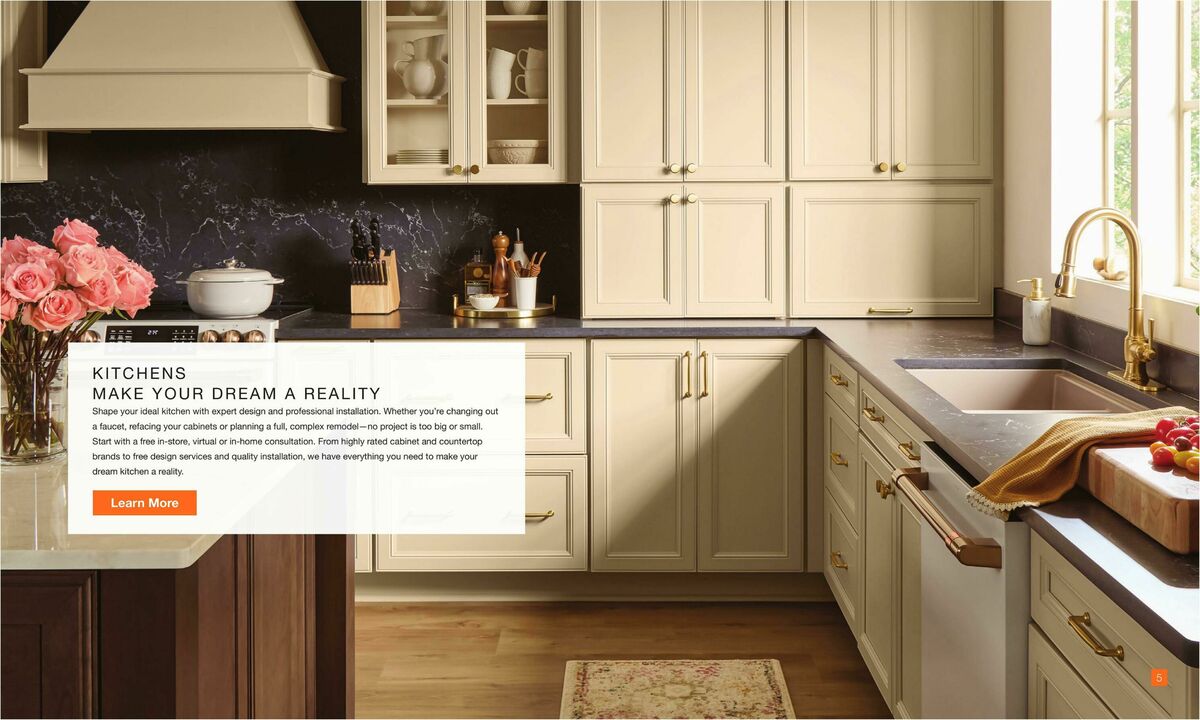 The Home Depot Home Services Lookbook Weekly Ad from September 17
