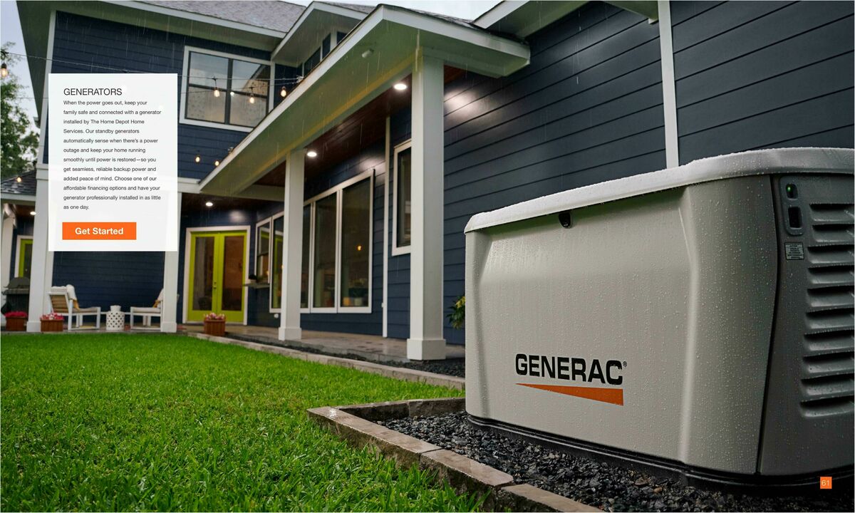 The Home Depot Home Services Lookbook Weekly Ad from September 17