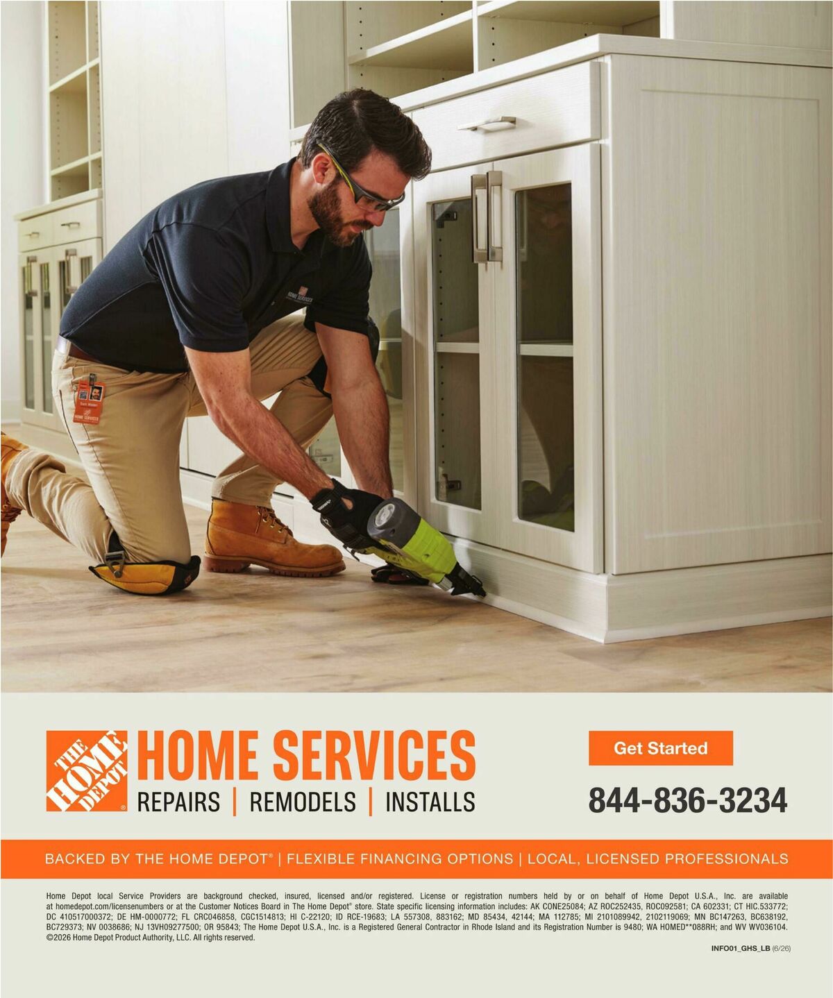 The Home Depot Home Services Lookbook Weekly Ad from September 17
