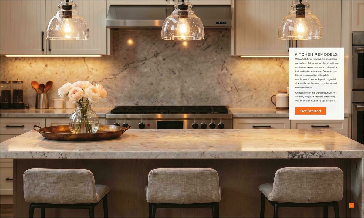 The Home Depot Home Services Lookbook Weekly Ad from September 17