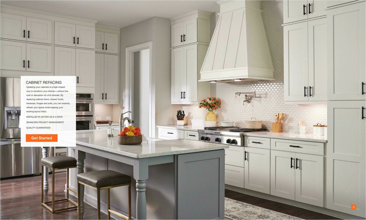 The Home Depot Home Services Lookbook Weekly Ad from September 17