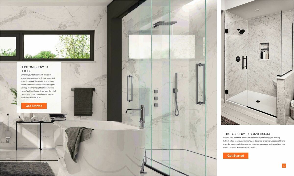 The Home Depot Home Services Lookbook Weekly Ad from September 17