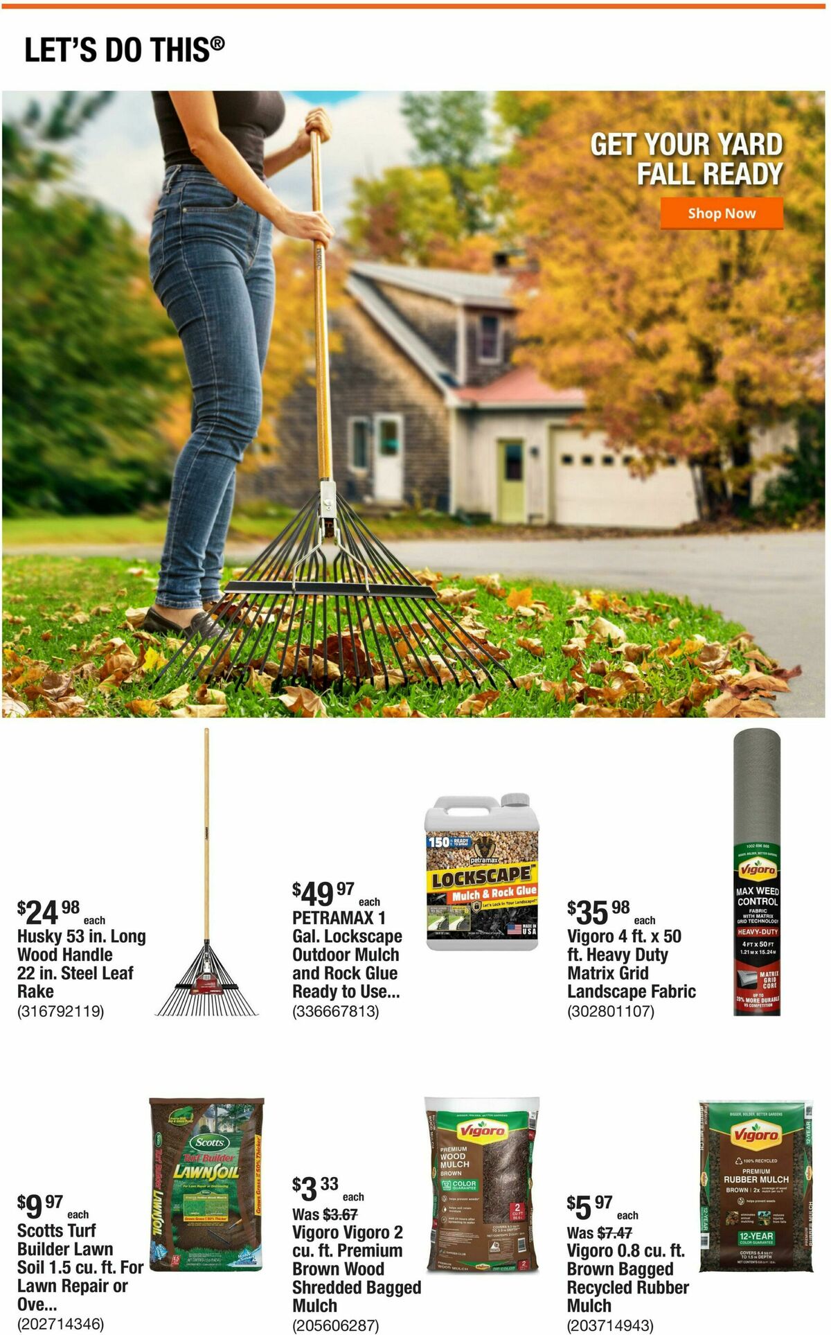 The Home Depot Weekly Ad from September 24