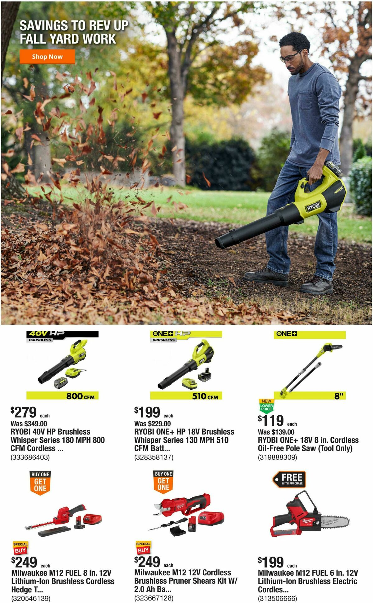 The Home Depot Weekly Ad from September 24