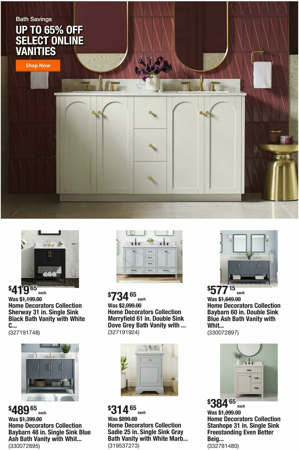 The Home Depot Weekly Ad from September 24