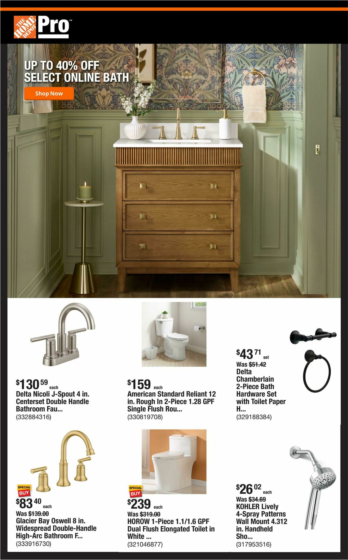 The Home Depot Weekly Ad from September 28