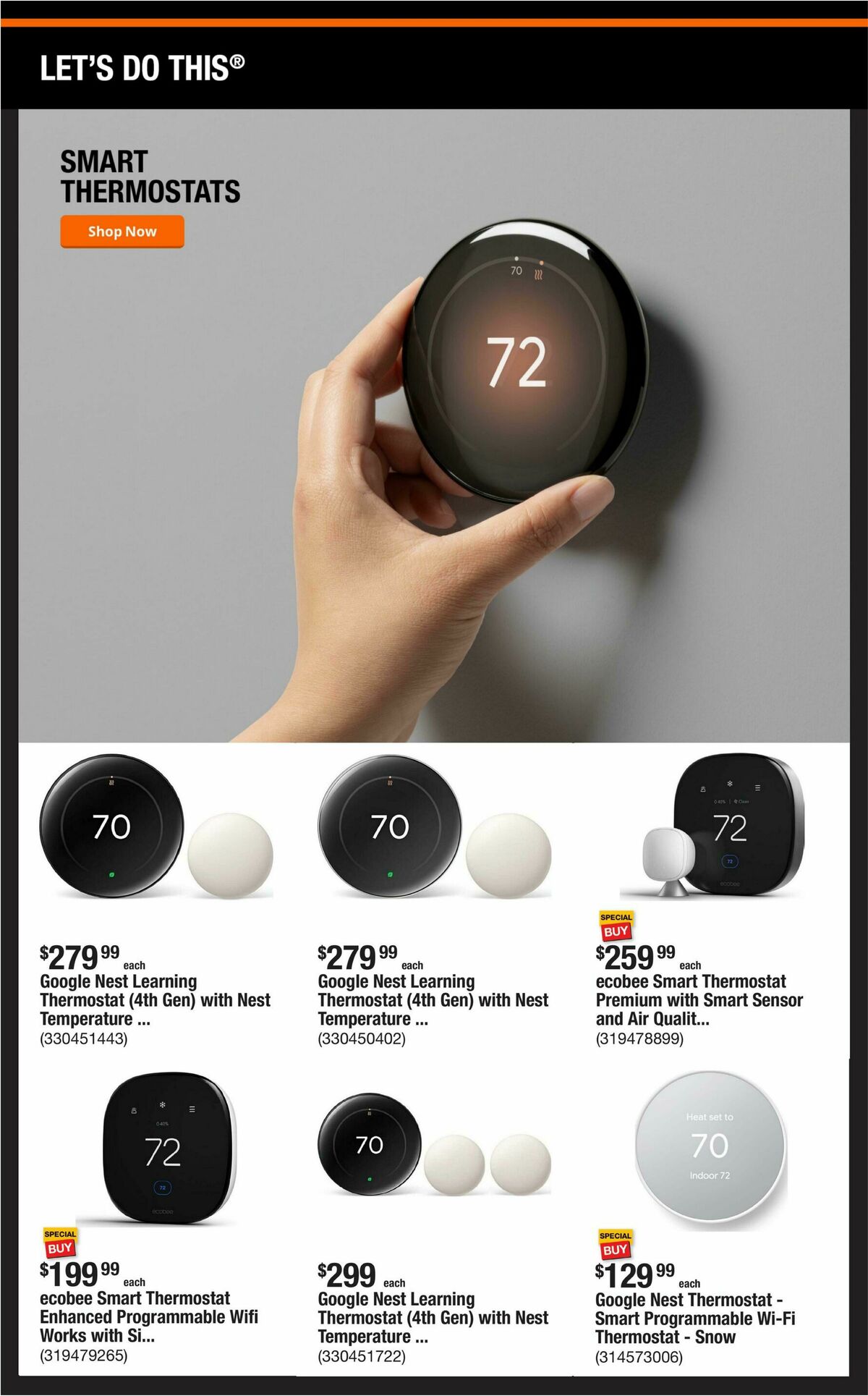 The Home Depot Weekly Ad from September 28