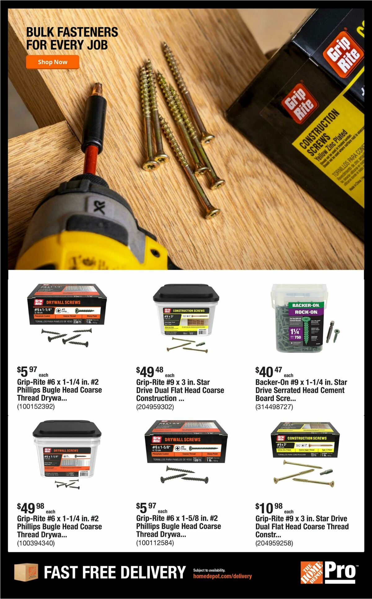 The Home Depot Weekly Ad from September 28