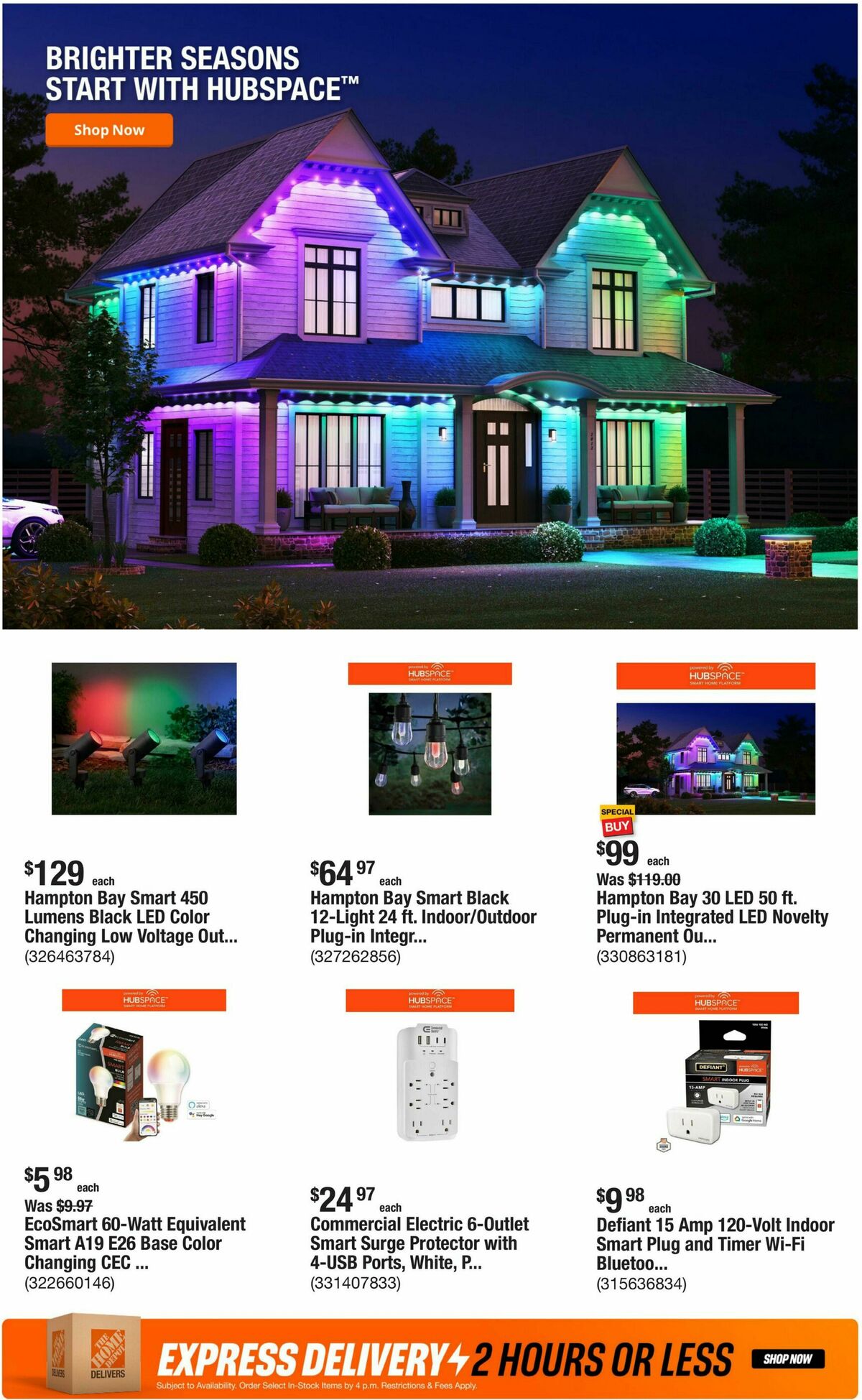 The Home Depot Weekly Ad from October 1