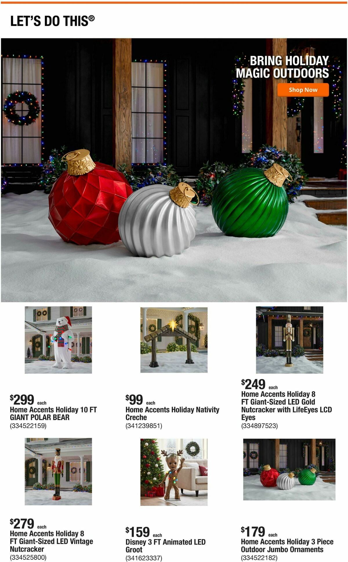 The Home Depot Weekly Ad from October 8