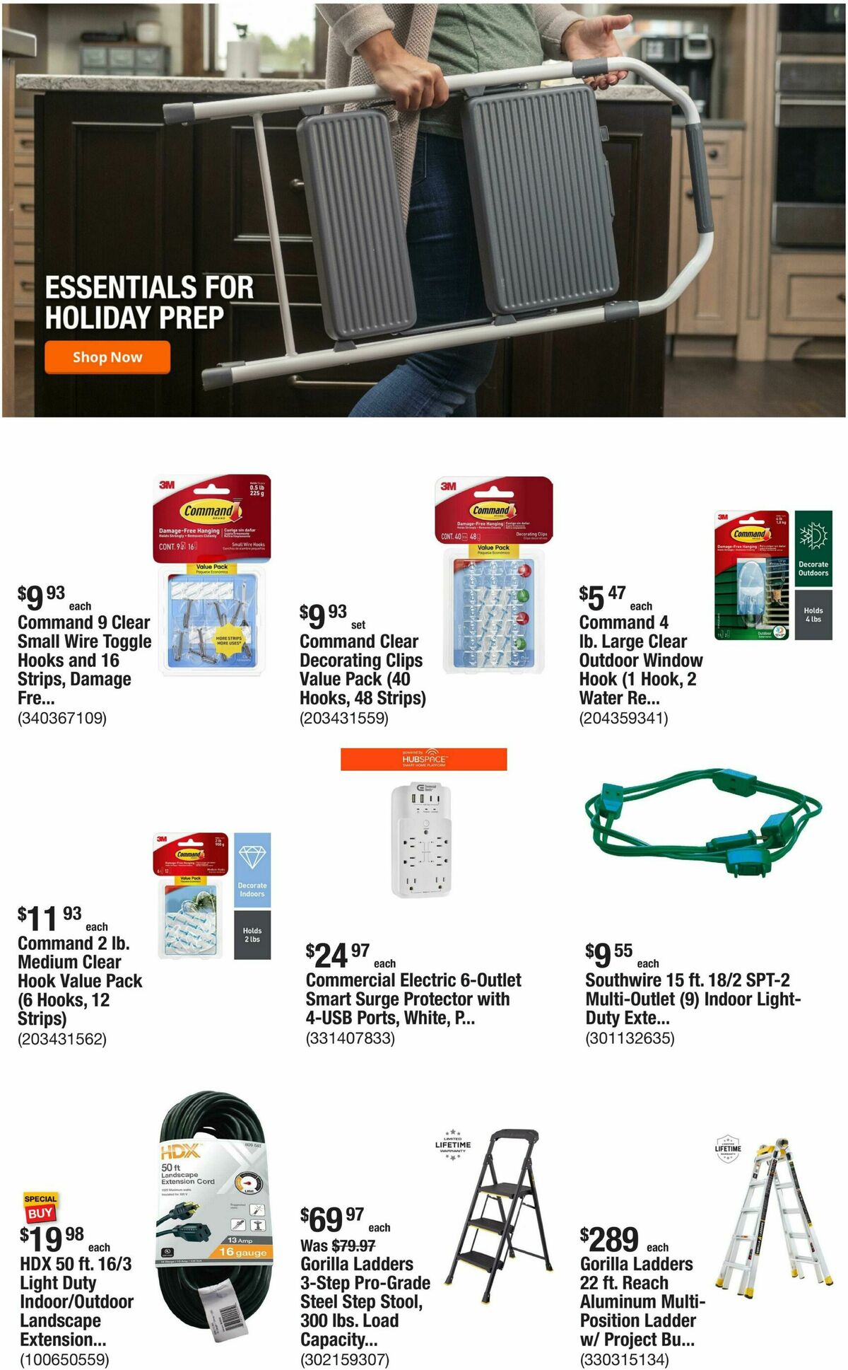 The Home Depot Weekly Ad from October 8