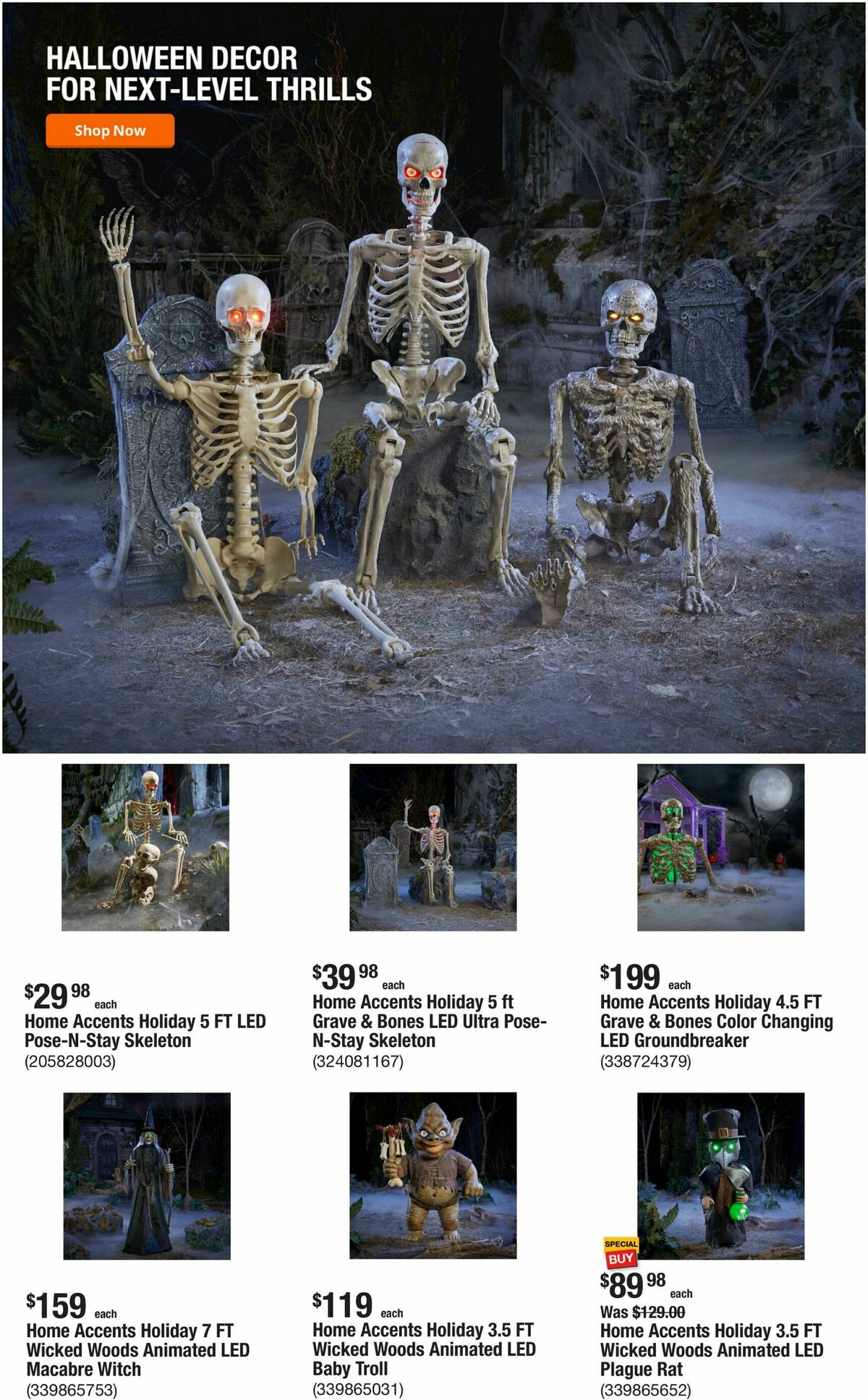 The Home Depot Weekly Ad from October 8