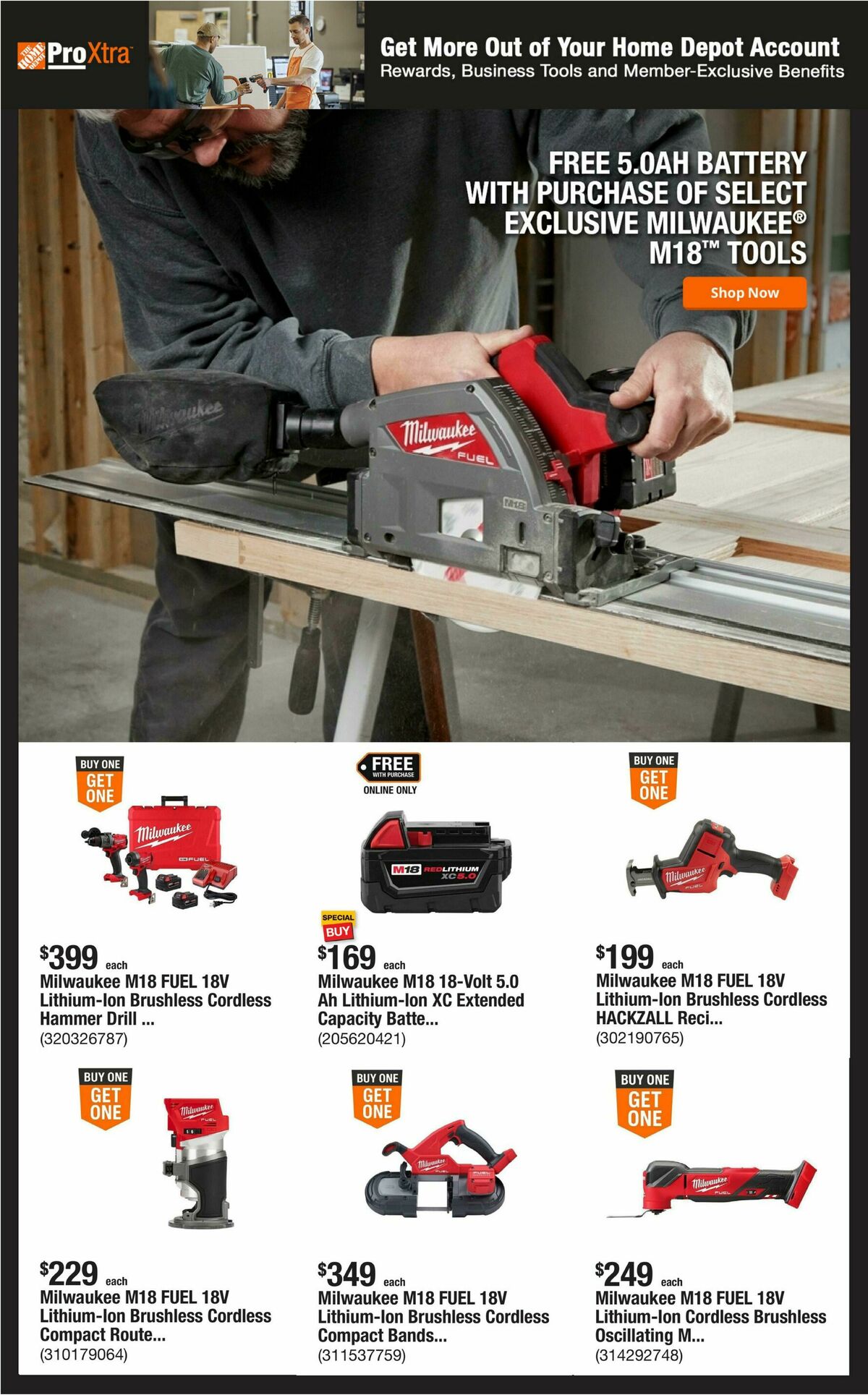The Home Depot Weekly Ad from October 12
