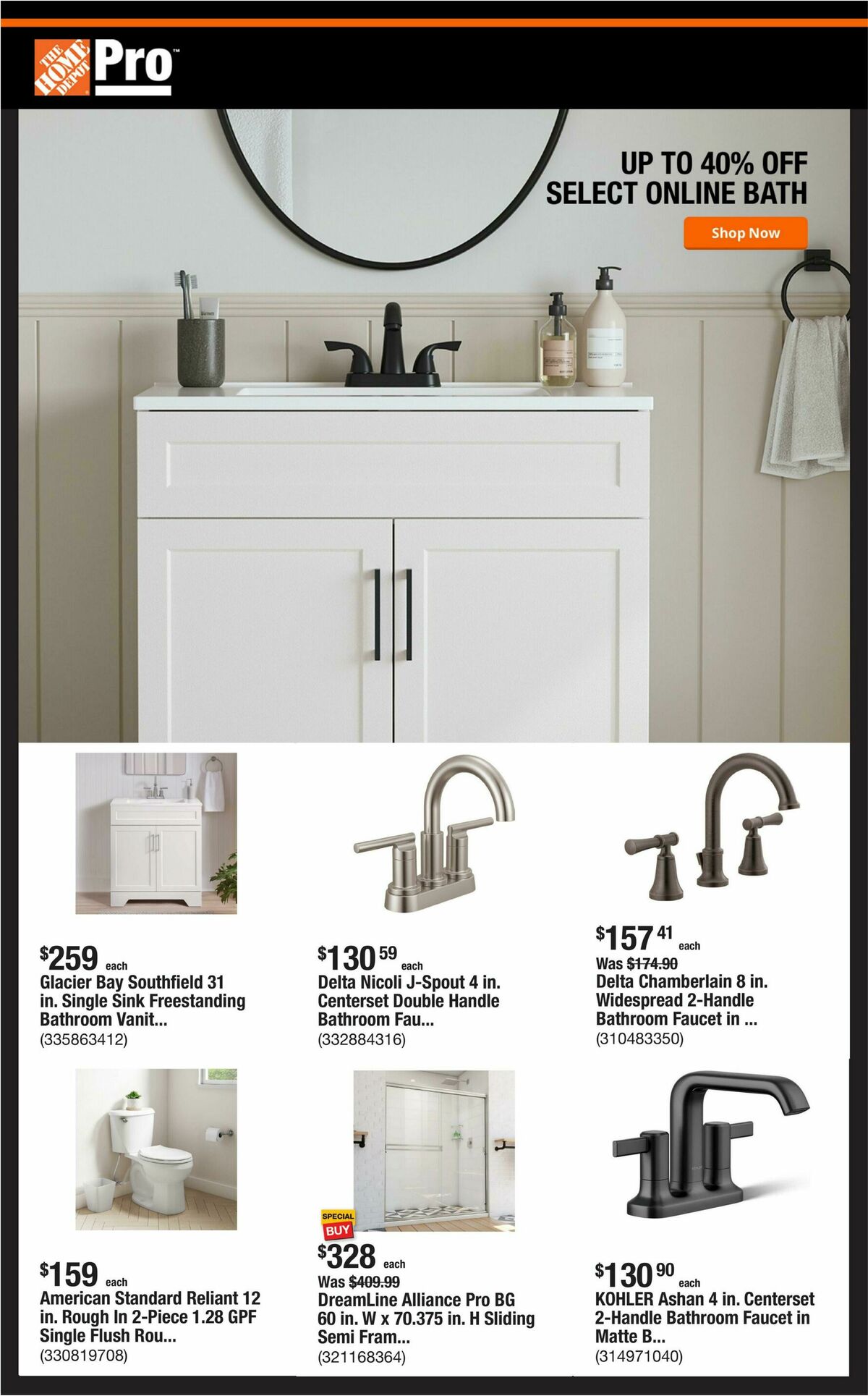 The Home Depot Weekly Ad from October 19