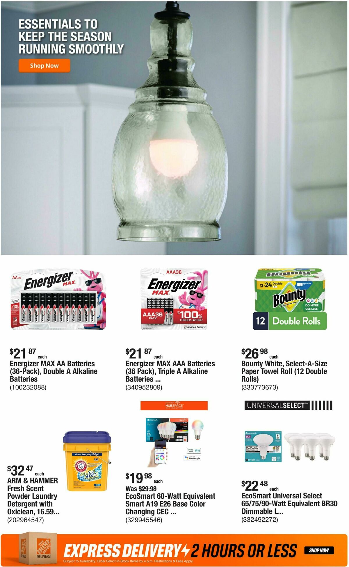 The Home Depot Weekly Ad from October 22