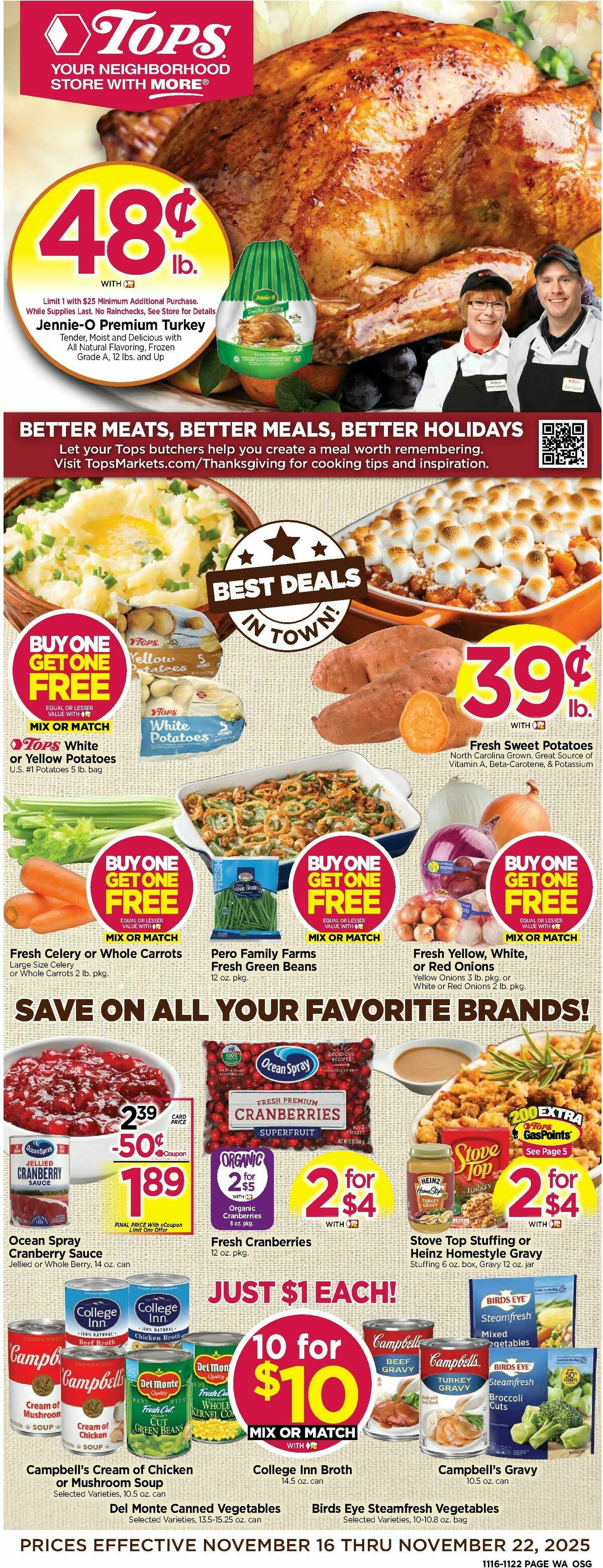 Tops Friendly Markets Weekly Ad from November 16