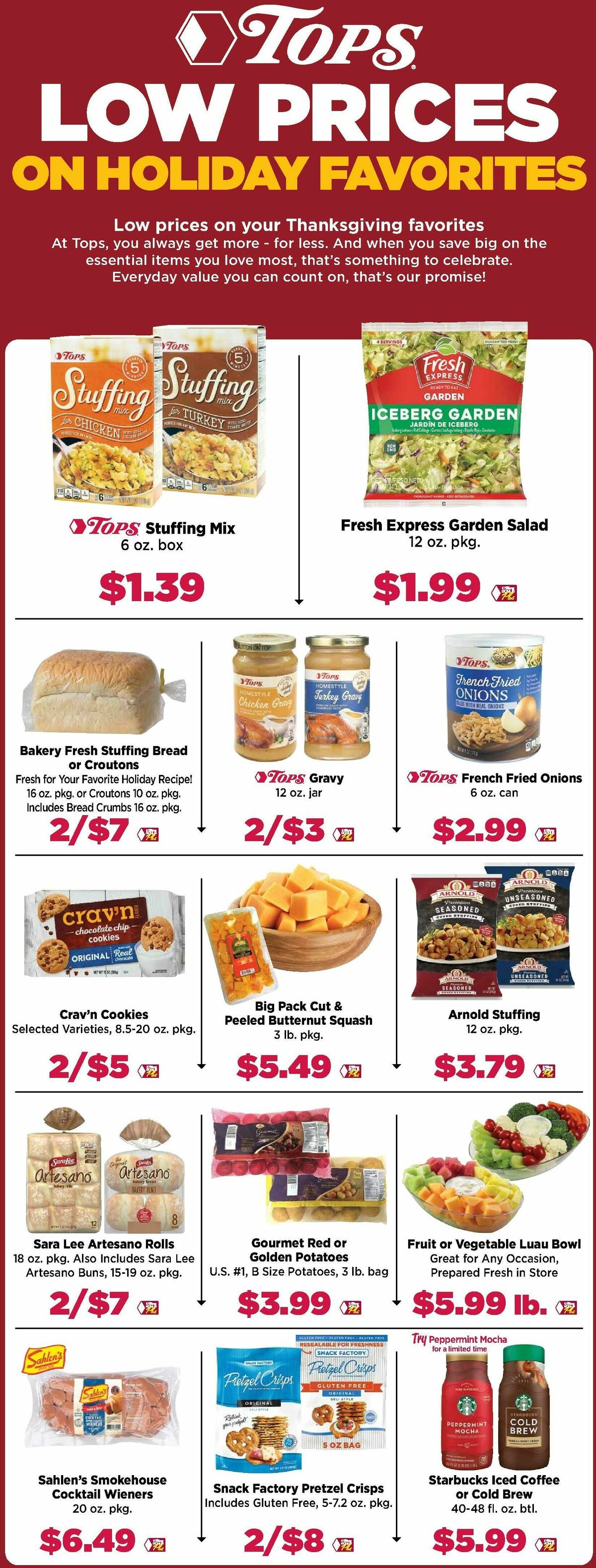 Tops Friendly Markets Weekly Ad from November 16