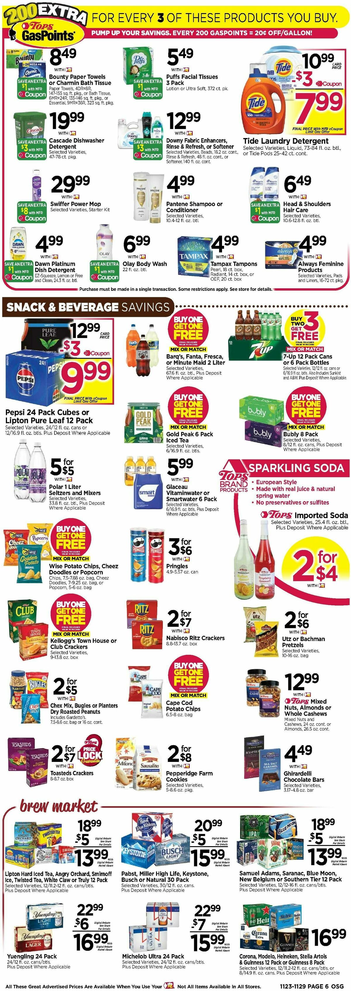 Tops Friendly Markets Weekly Ad from November 23