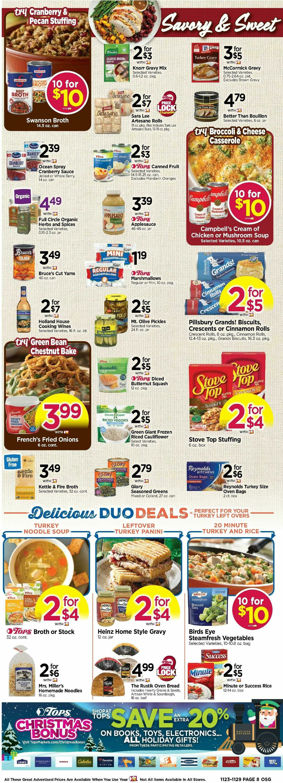 Tops Friendly Markets Weekly Ad from November 23