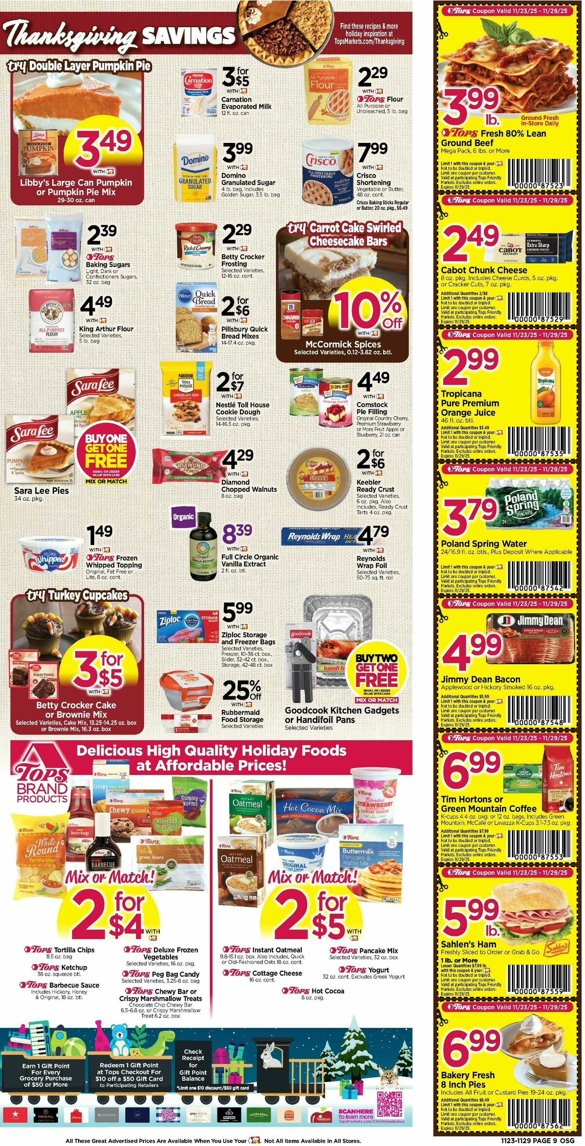 Tops Friendly Markets Weekly Ad from November 23