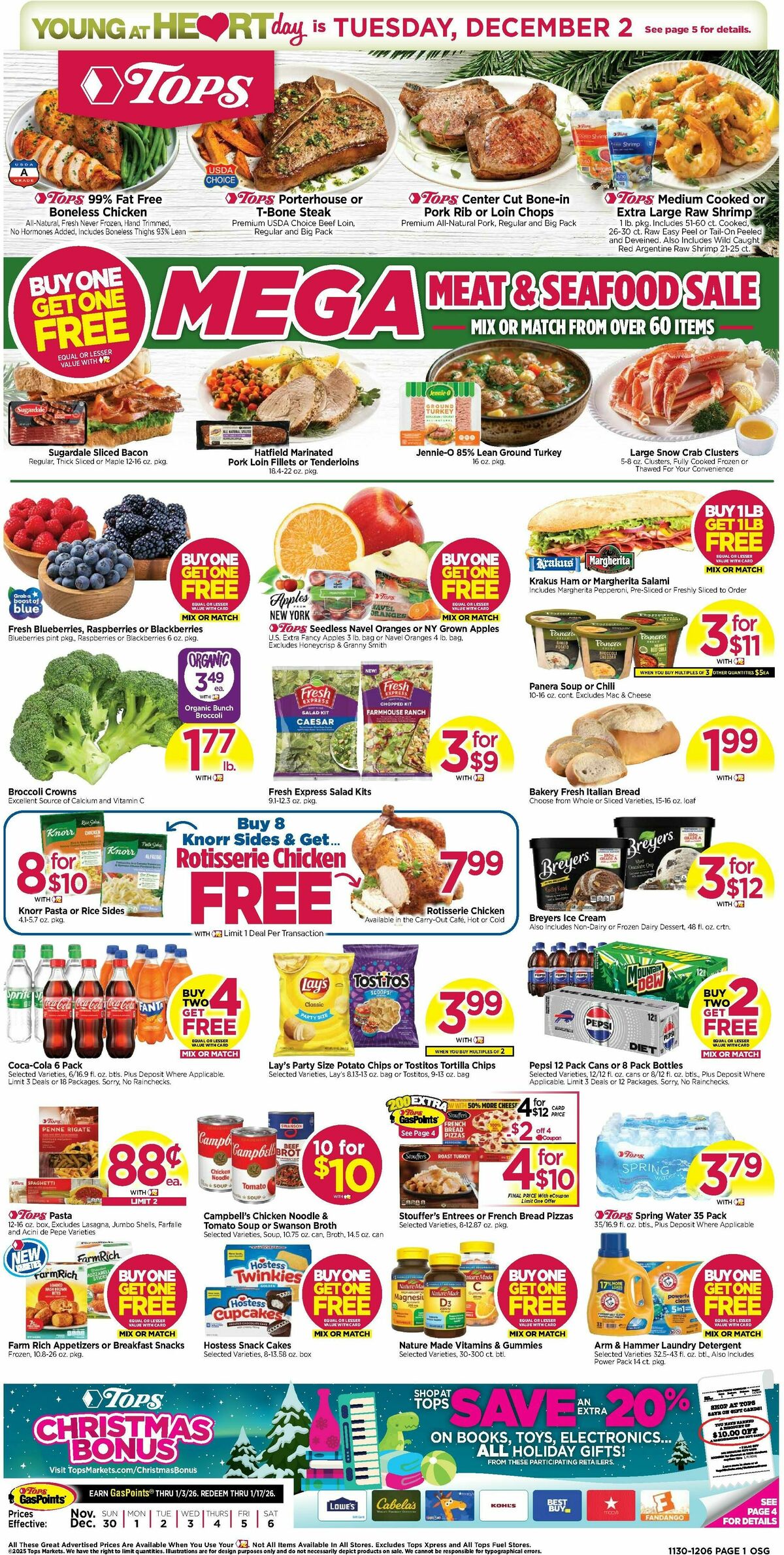 Tops Friendly Markets Weekly Ad from November 30