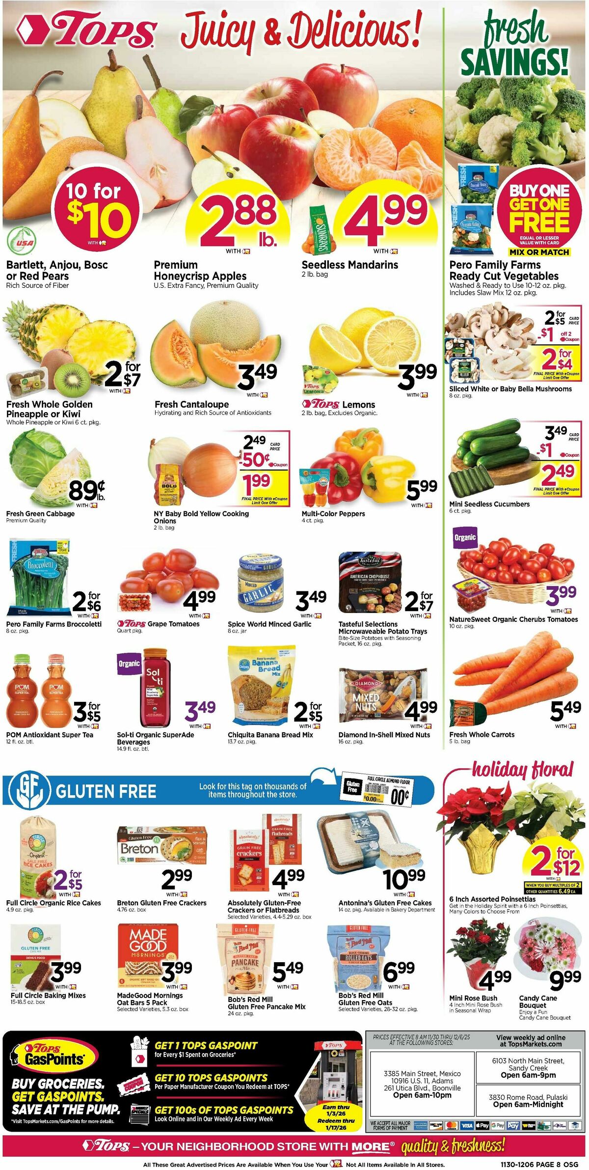 Tops Friendly Markets Weekly Ad from November 30