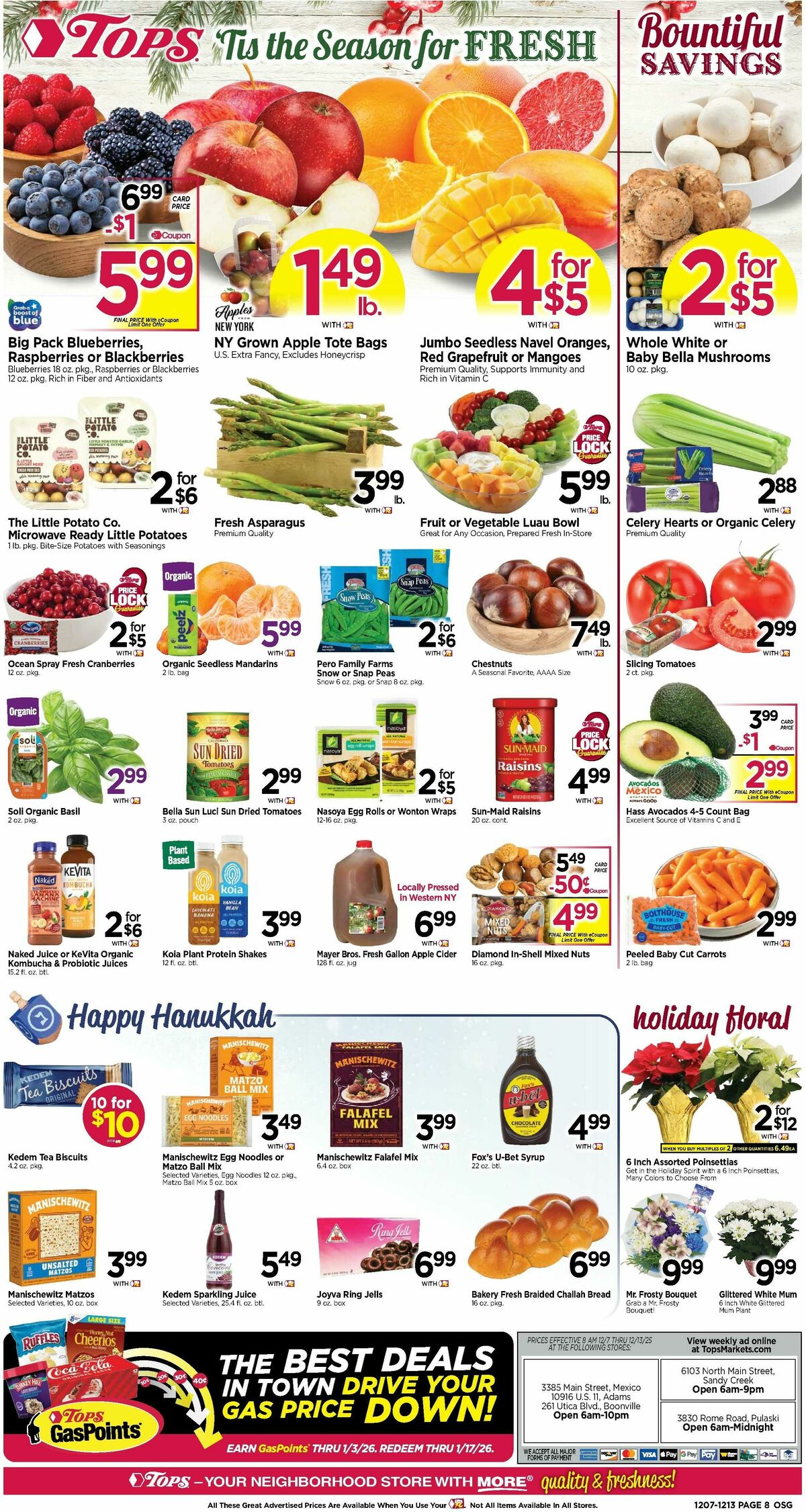 Tops Friendly Markets Weekly Ad from December 7