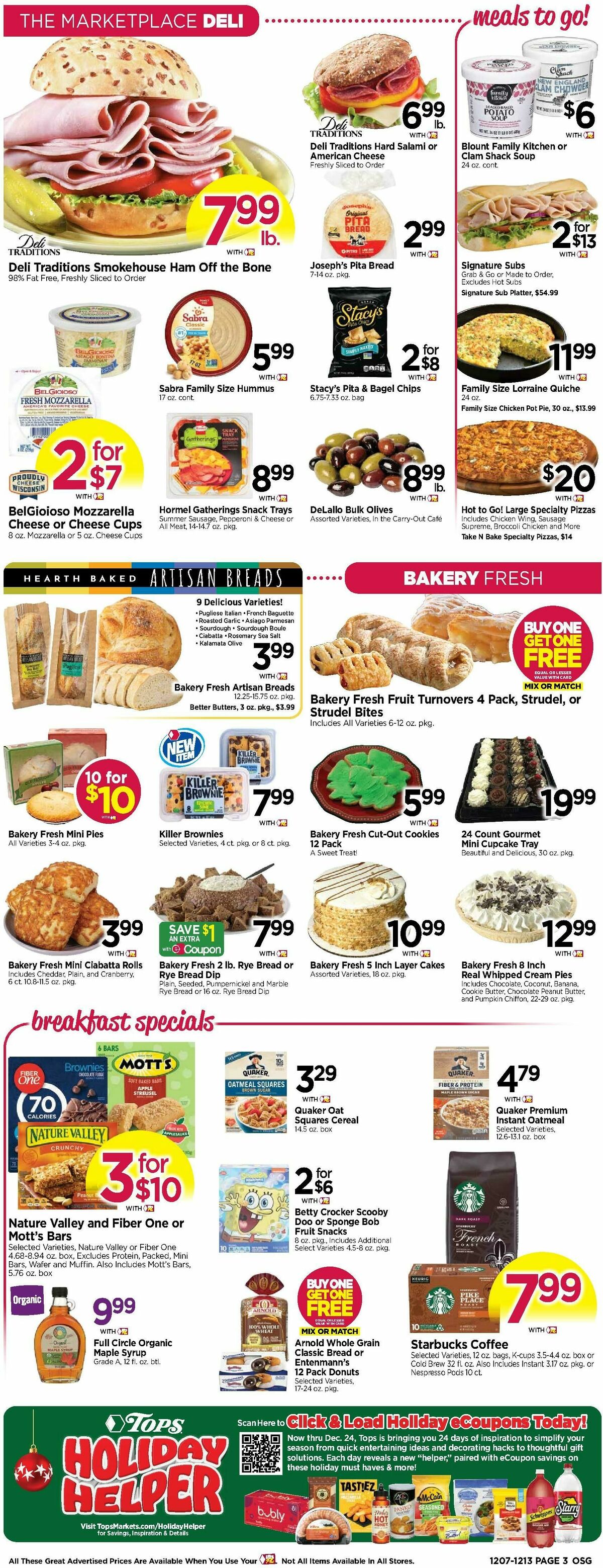 Tops Friendly Markets Weekly Ad from December 7
