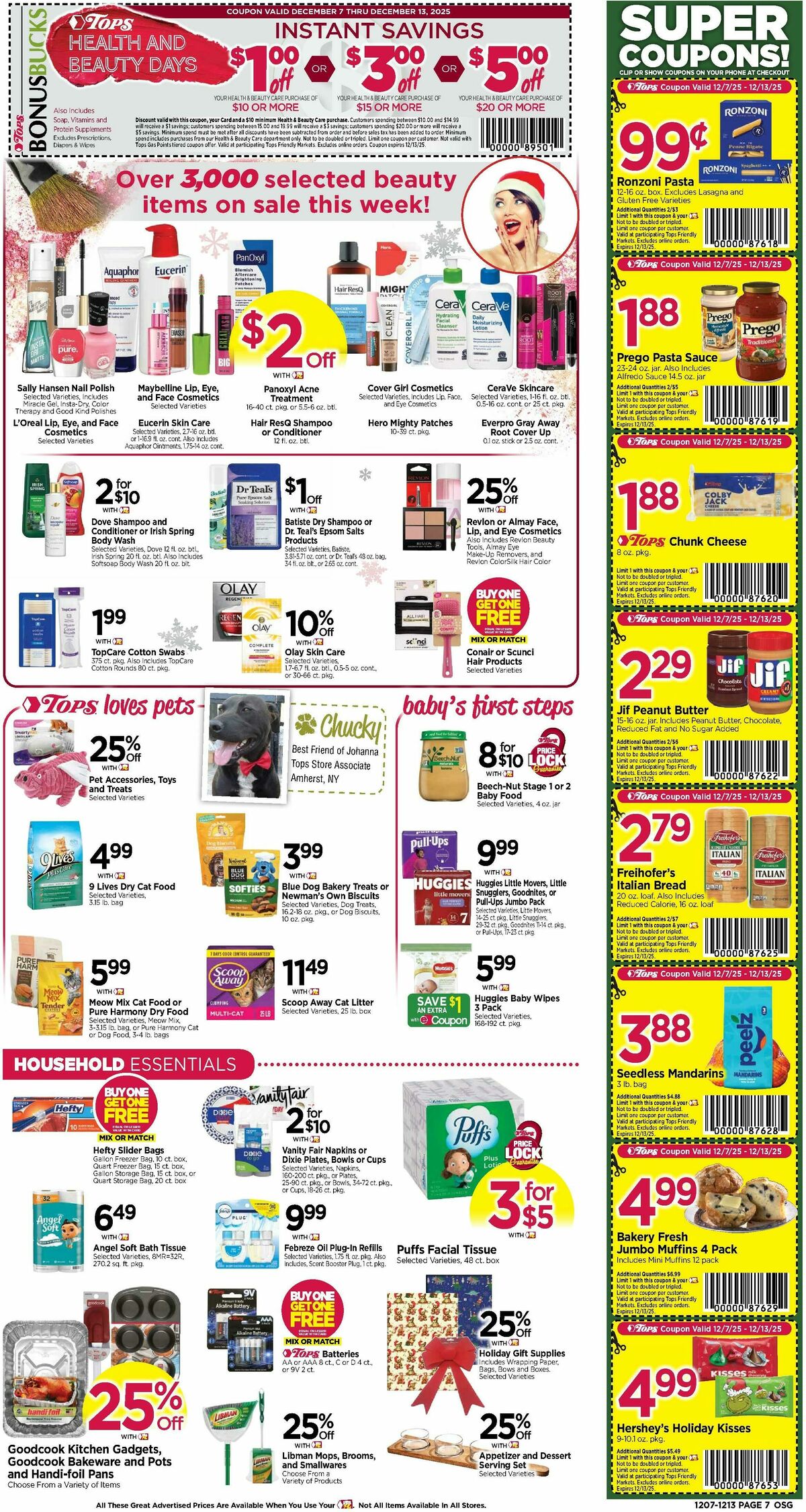 Tops Friendly Markets Weekly Ad from December 7