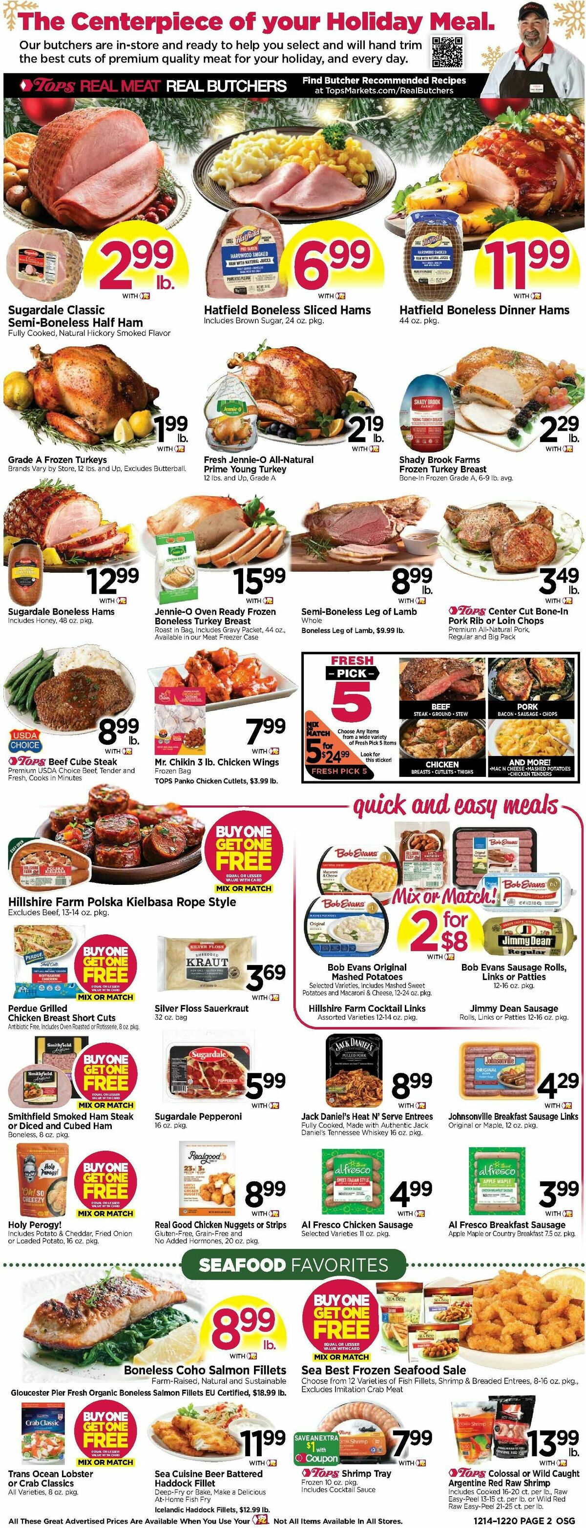 Tops Friendly Markets Weekly Ad from December 14