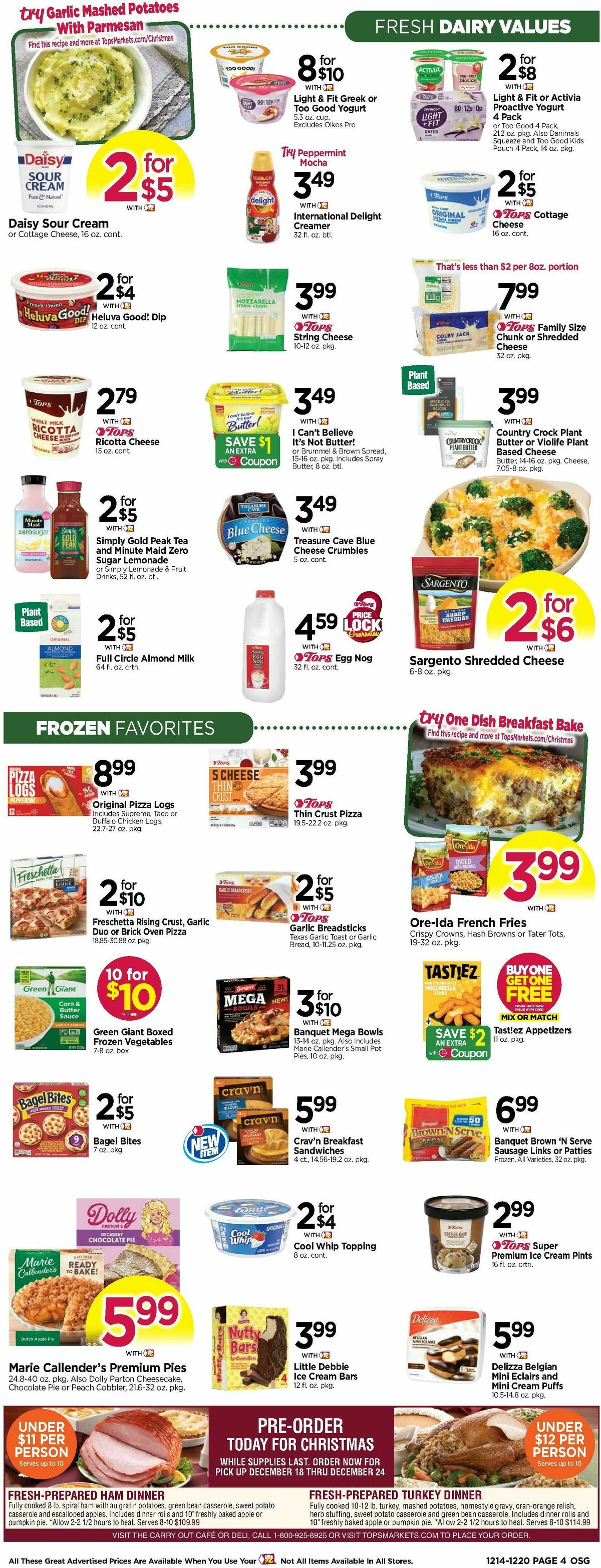 Tops Friendly Markets Weekly Ad from December 14