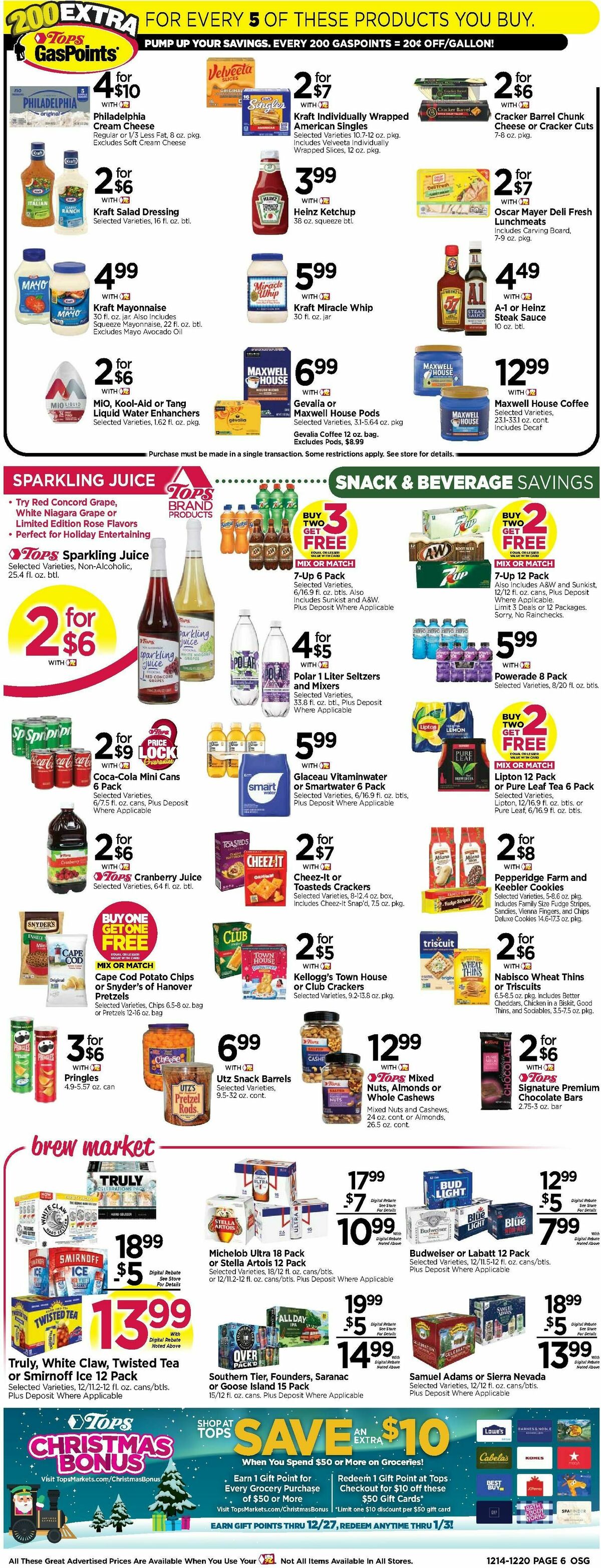 Tops Friendly Markets Weekly Ad from December 14