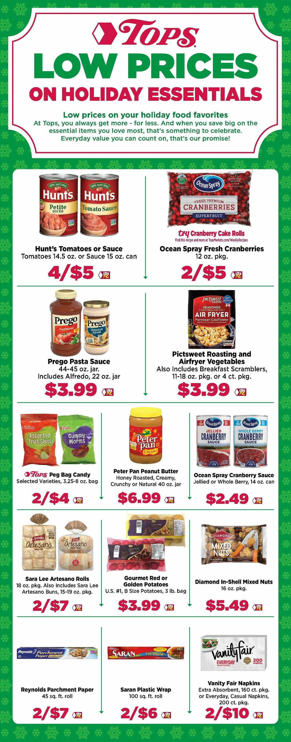 Tops Friendly Markets Weekly Ad from December 21