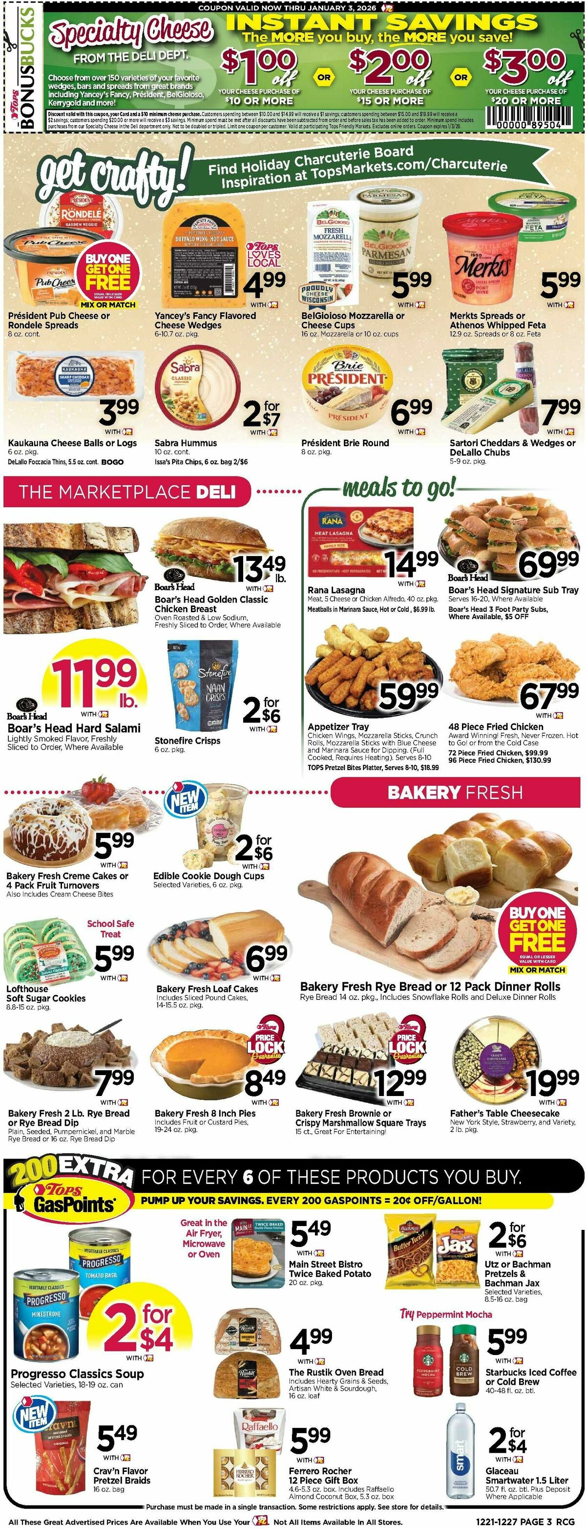 Tops Friendly Markets Weekly Ad from December 21