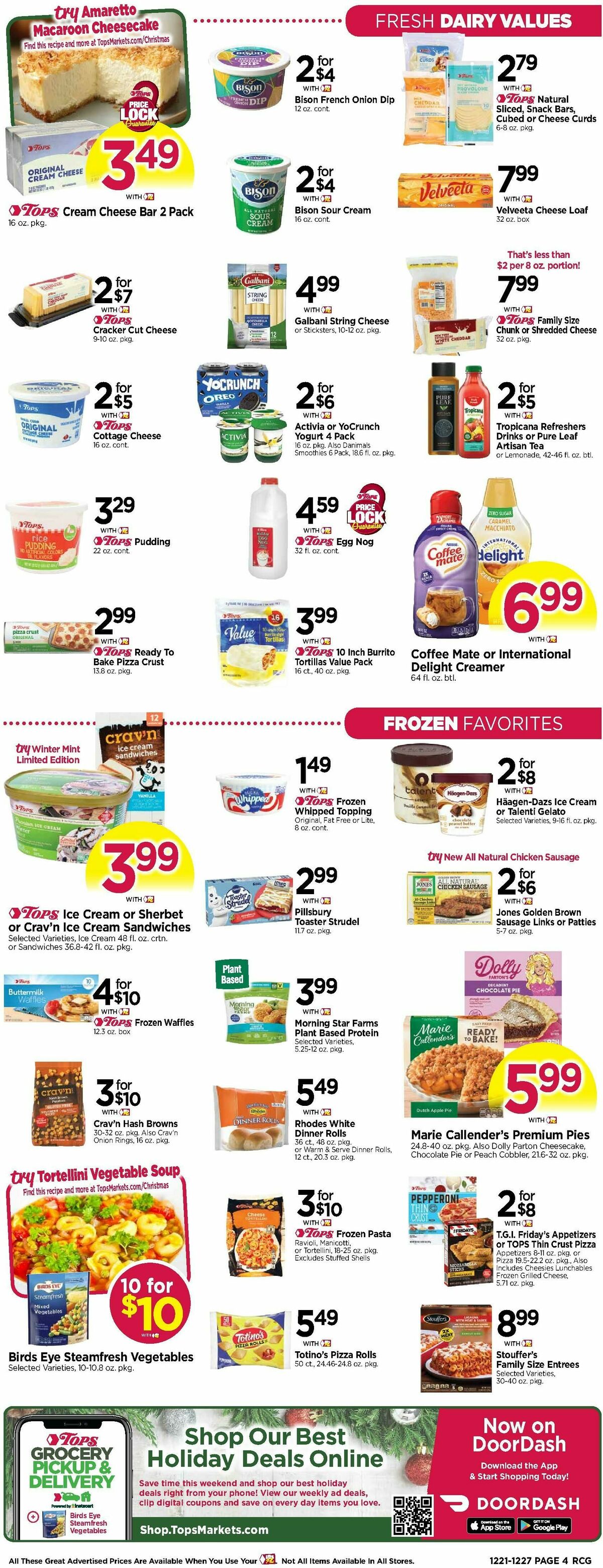 Tops Friendly Markets Weekly Ad from December 21