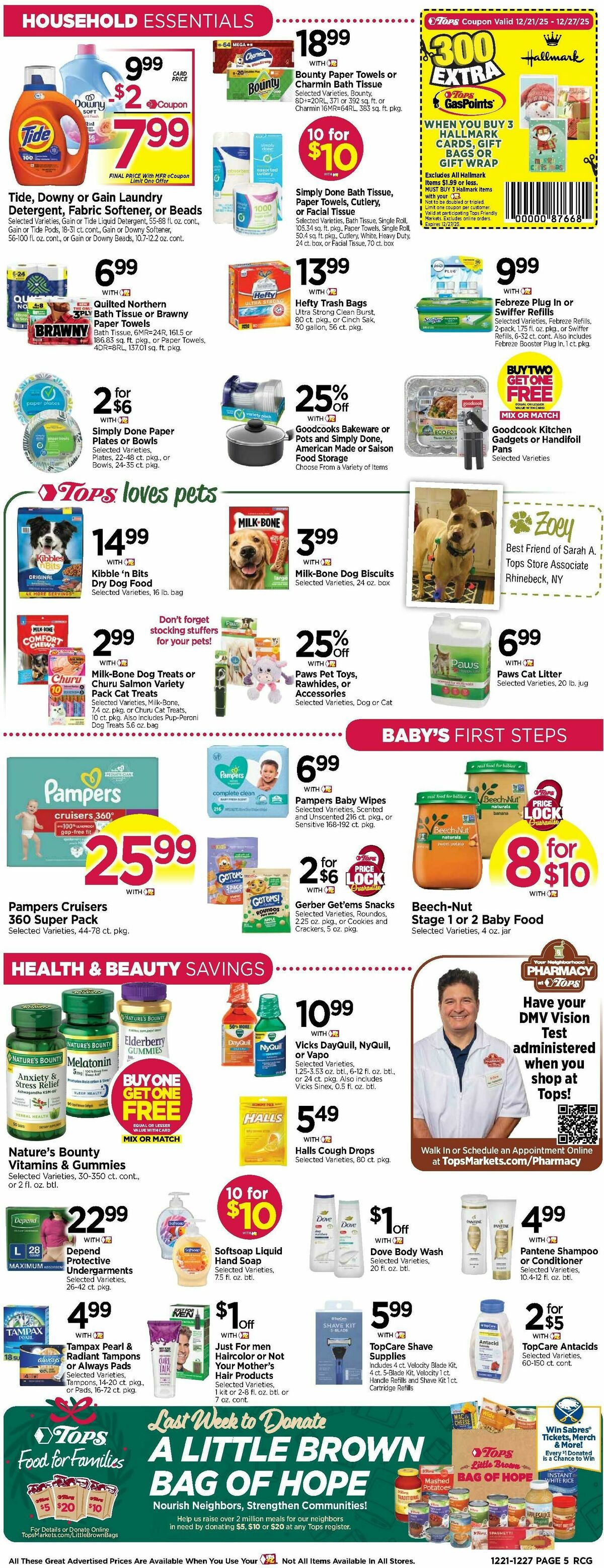 Tops Friendly Markets Weekly Ad from December 21