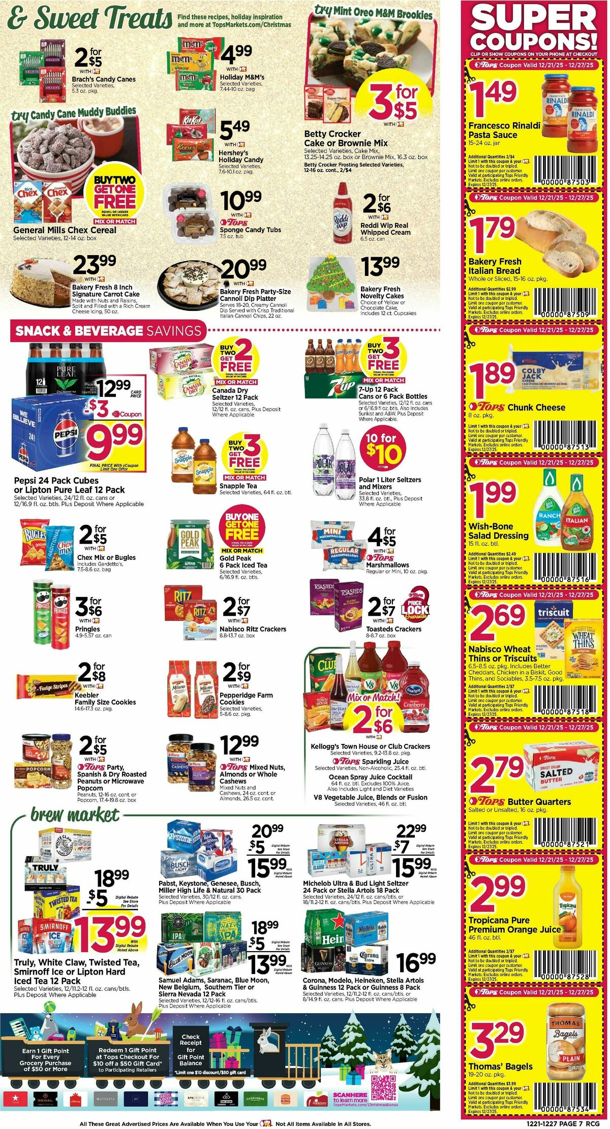 Tops Friendly Markets Weekly Ad from December 21