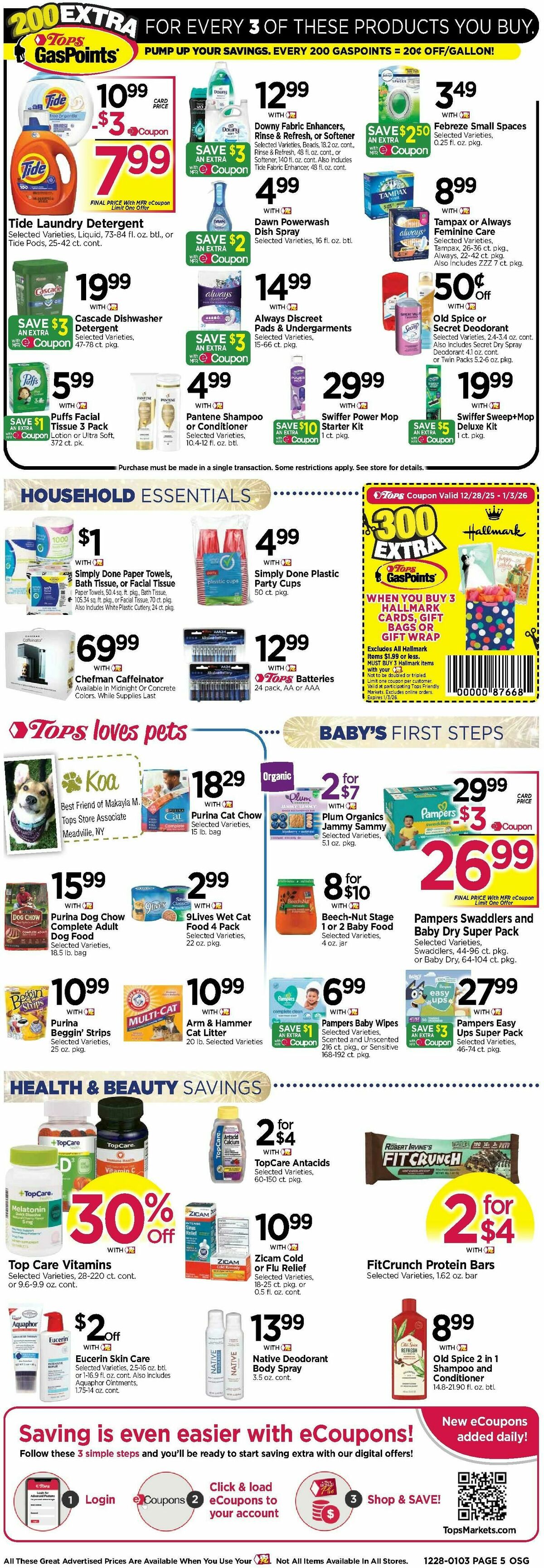 Tops Friendly Markets Weekly Ad from December 28