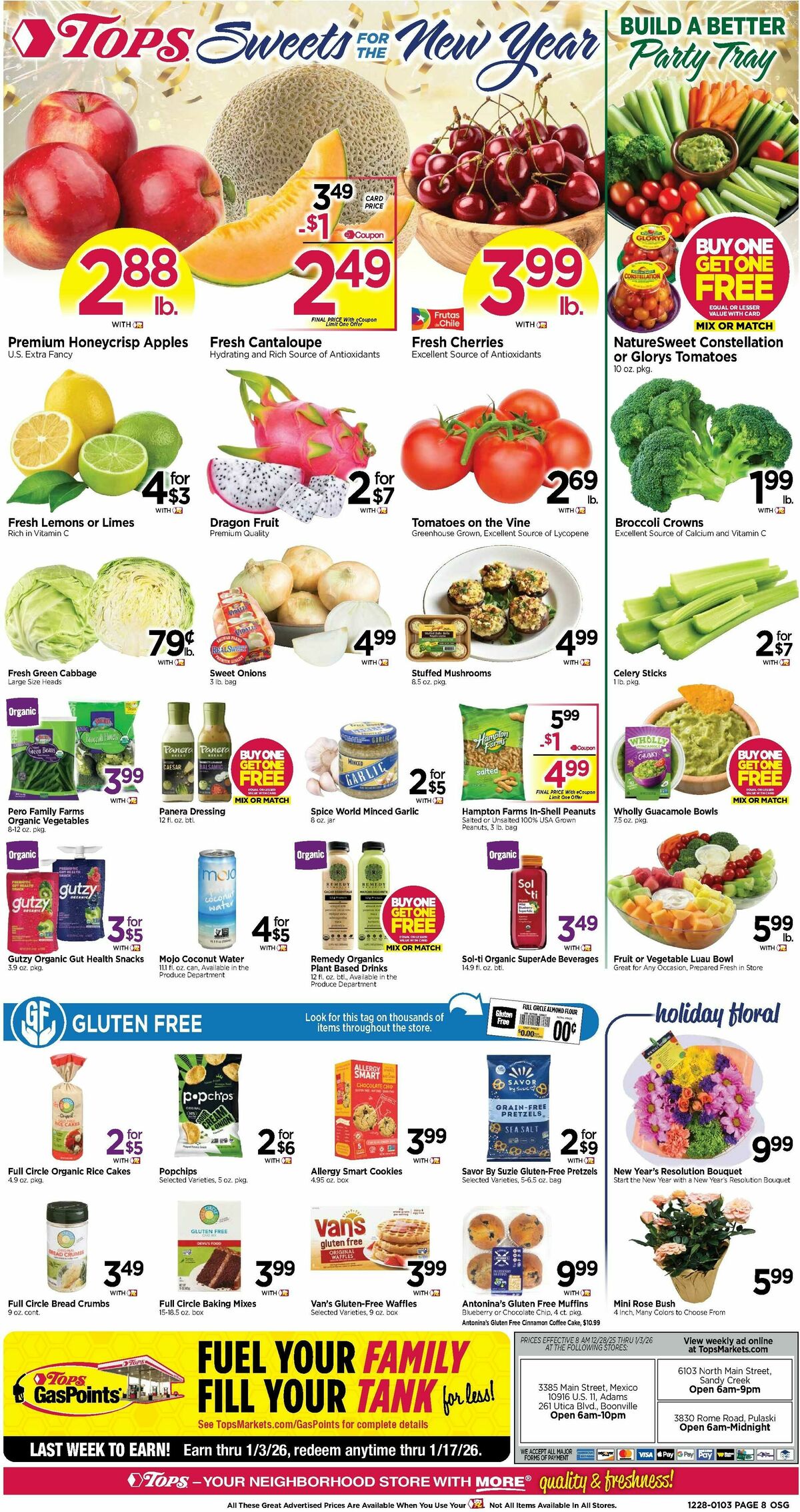 Tops Friendly Markets Weekly Ad from December 28