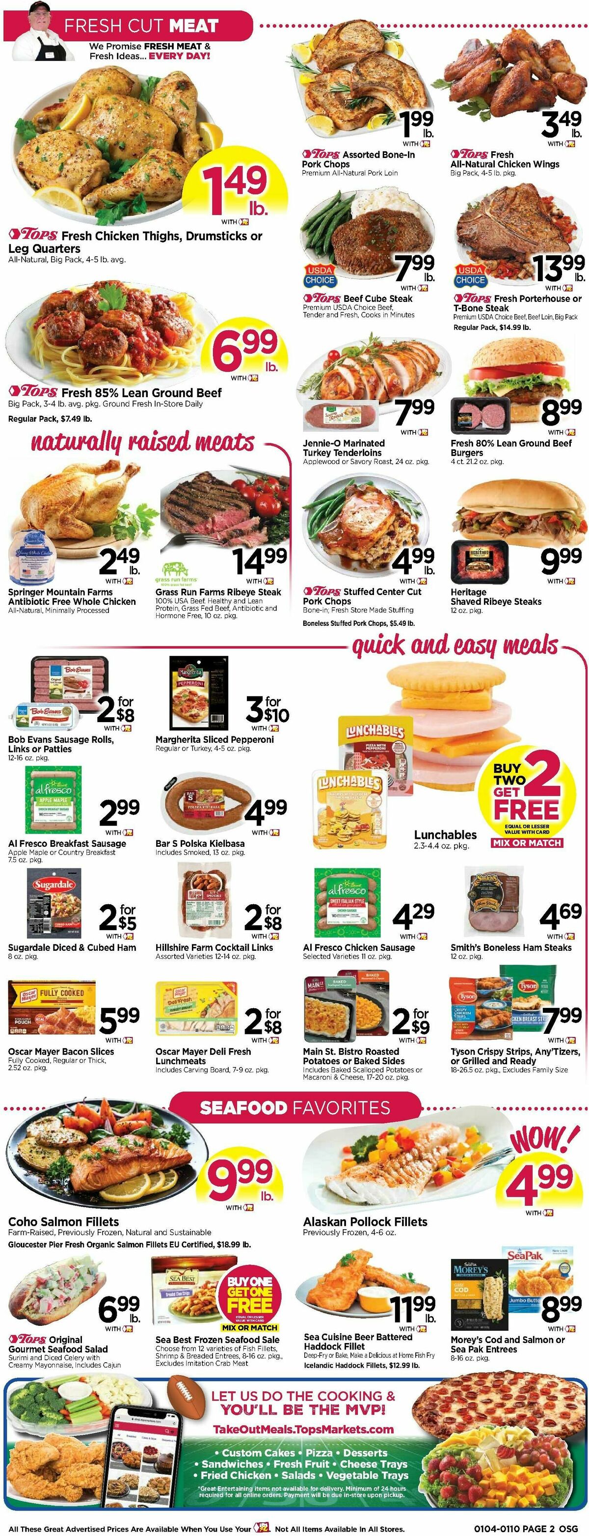 Tops Friendly Markets Weekly Ad from January 4
