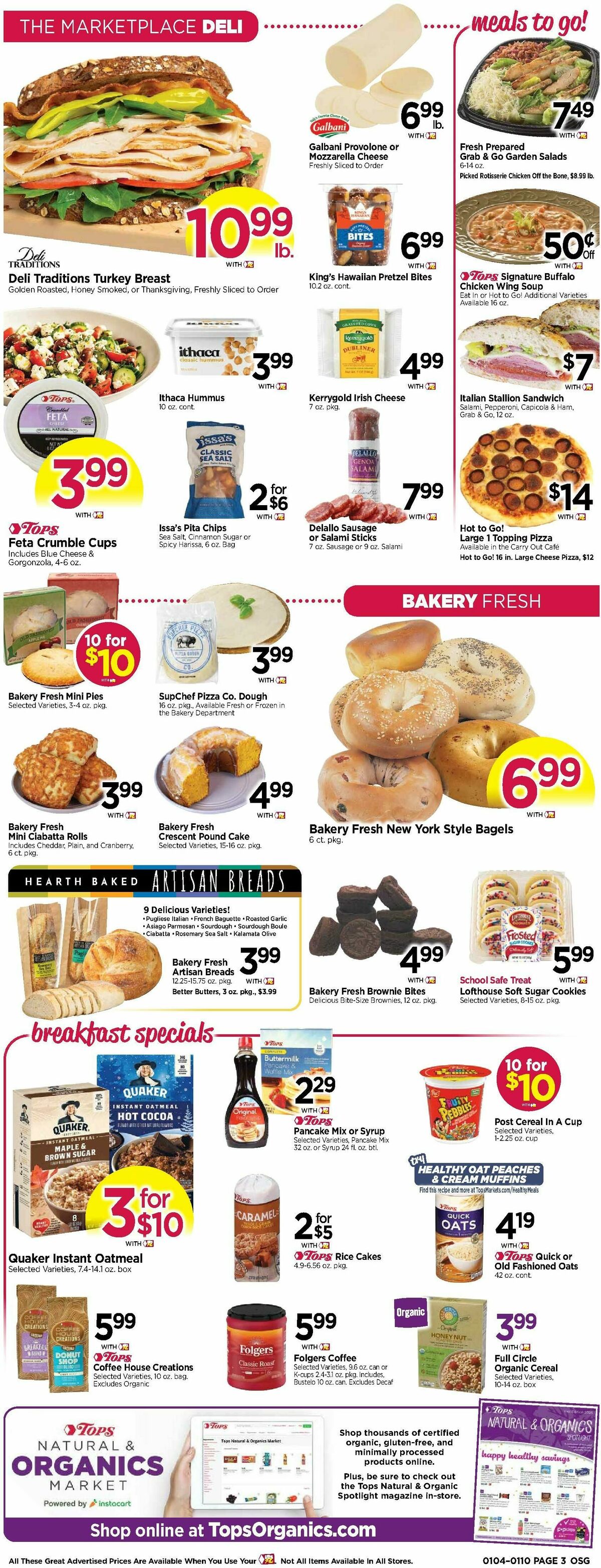 Tops Friendly Markets Weekly Ad from January 4