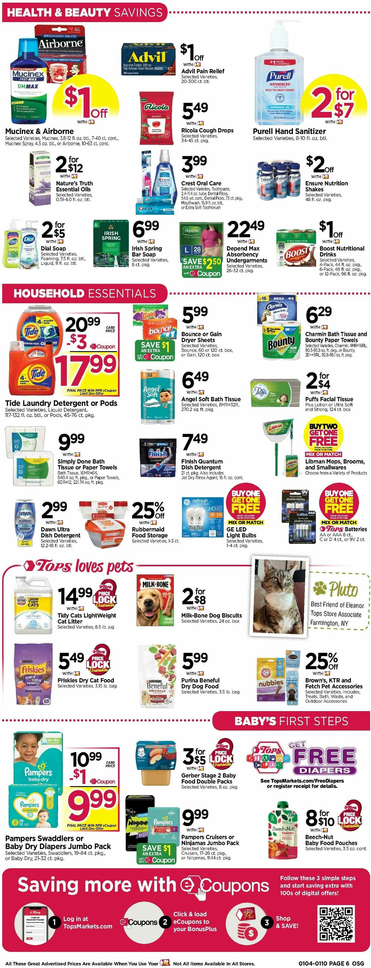 Tops Friendly Markets Weekly Ad from January 4