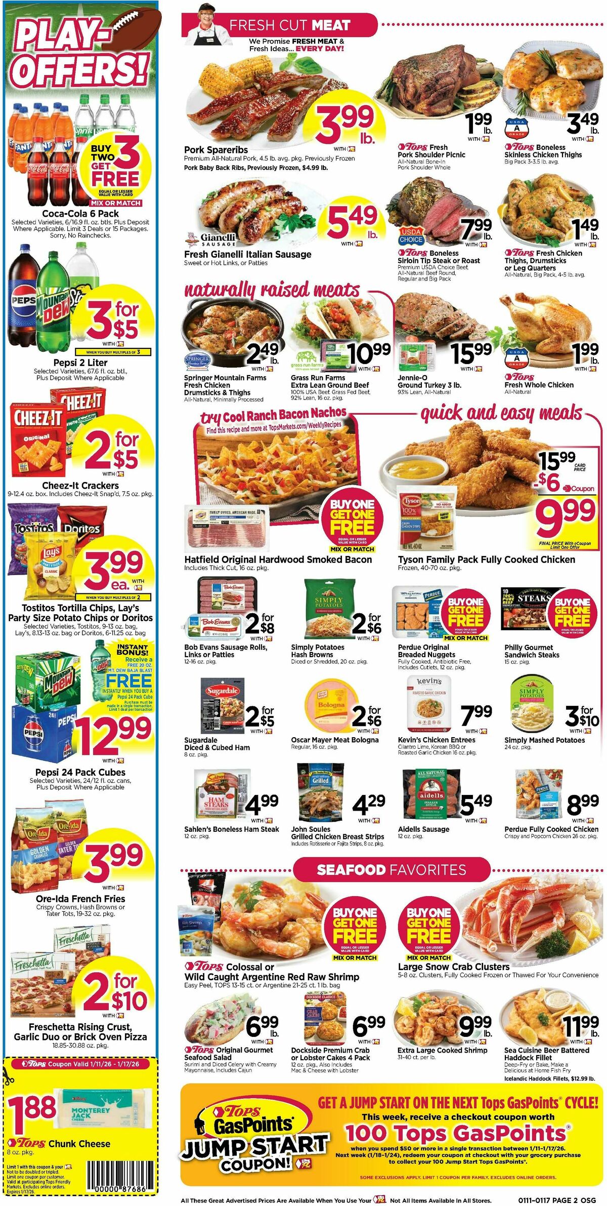 Tops Friendly Markets Weekly Ad from January 11